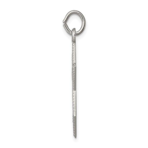 Sterling Silver Star of David Charm - Picture 2 of 3